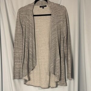 Green Envelope Heathered Gray Lightweight Cardigan